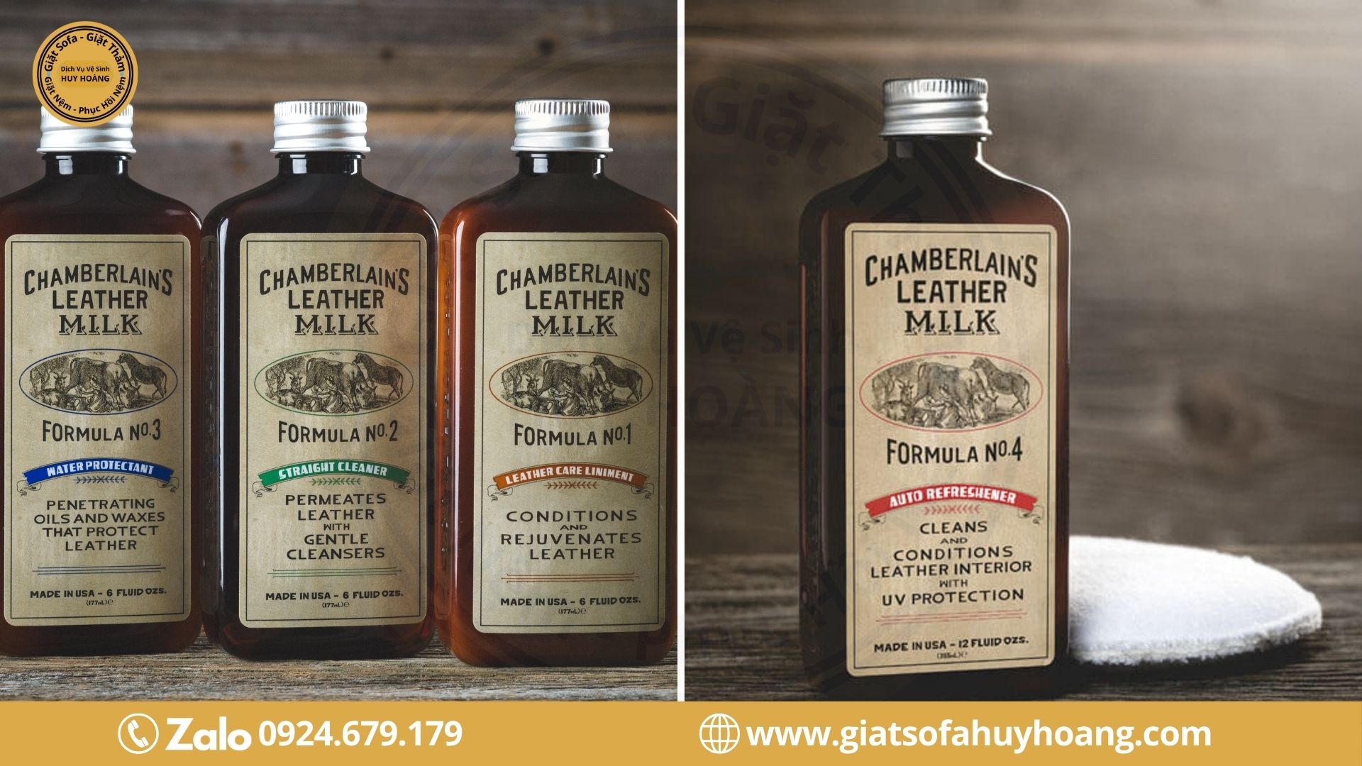 Dung dịch vệ sinh và bảo dưỡng da Chamberlain’s Leather Milk