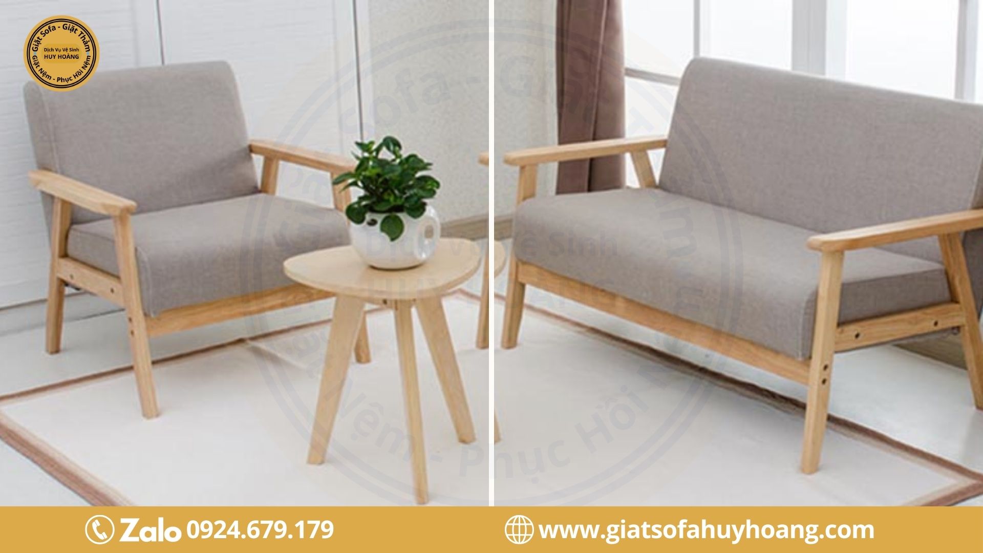 Chất liệu sofa gỗ cho phòng khách nhỏ hẹp