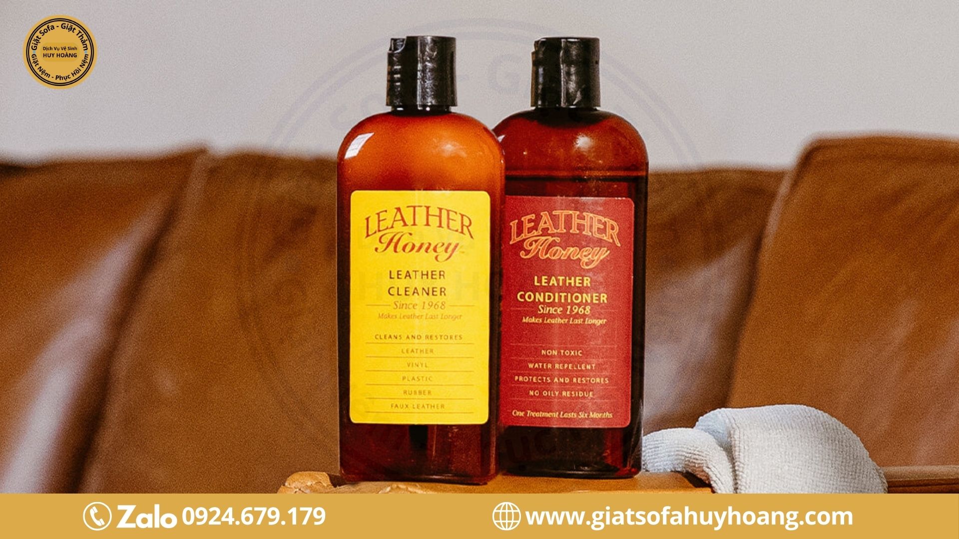 Dung dịch vệ sinh da Leather Honey