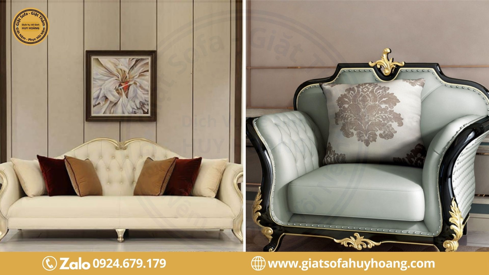 Mẫu ghế sofa văng tân cổ điển