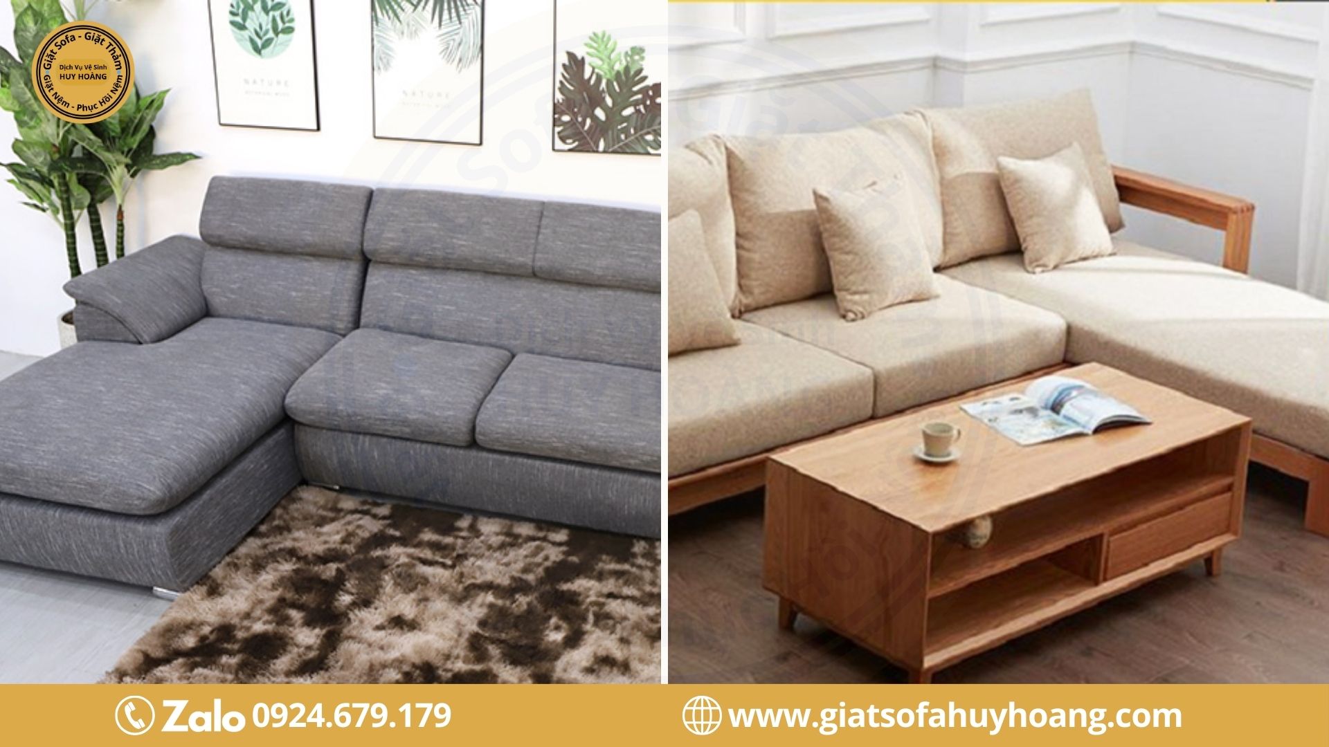 Sofa cho phòng khách nhỏ kiểu chữ L