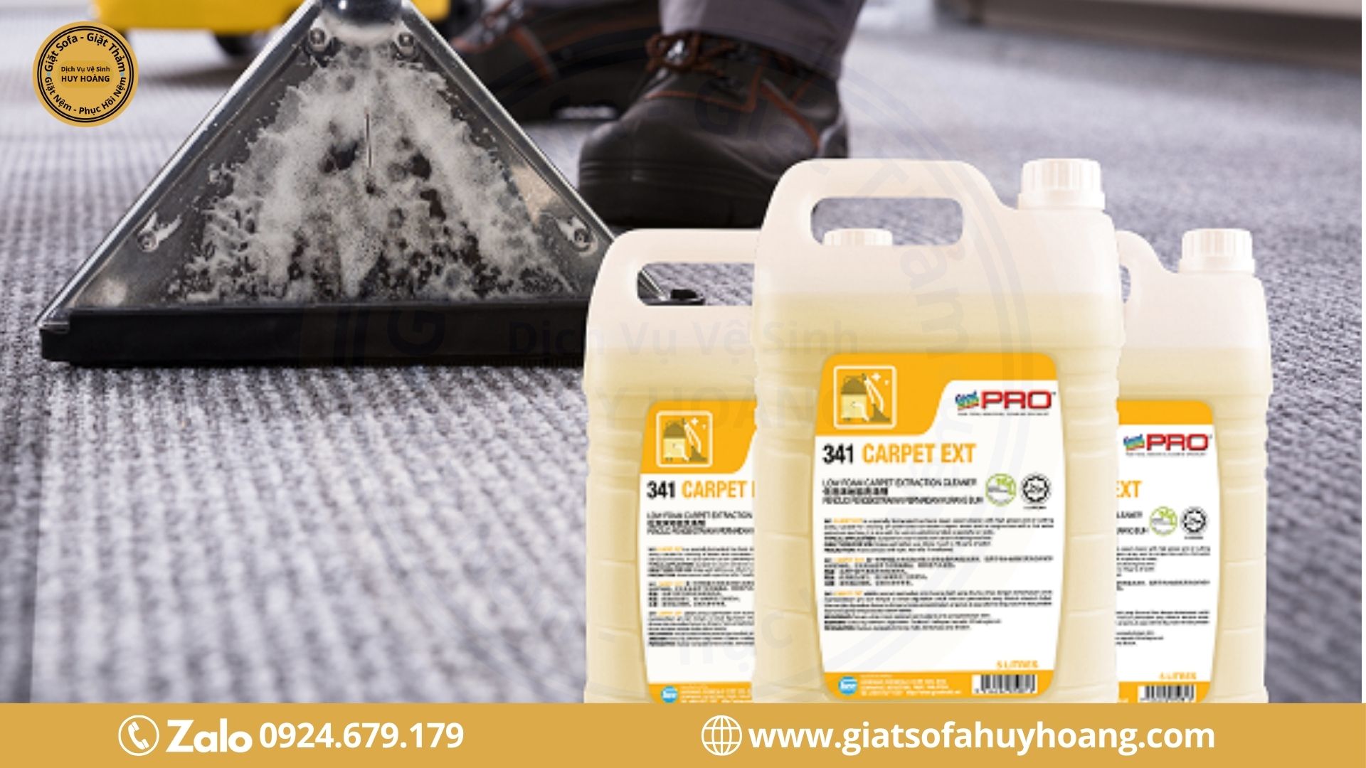 Dung dịch giặt ghế nỉ Goodmaid PRO GMP 341 CARPET EXT
