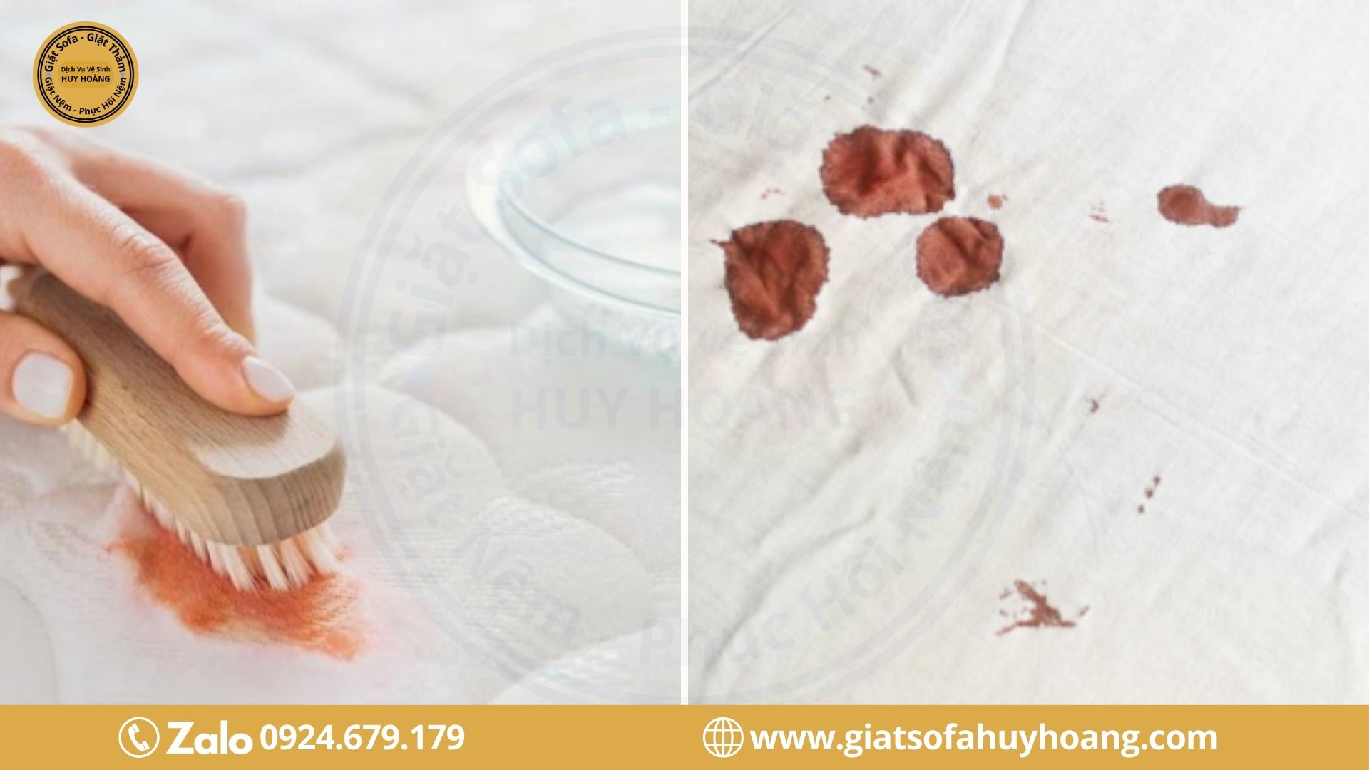 Cách tẩy vết máu trên ghế nỉ