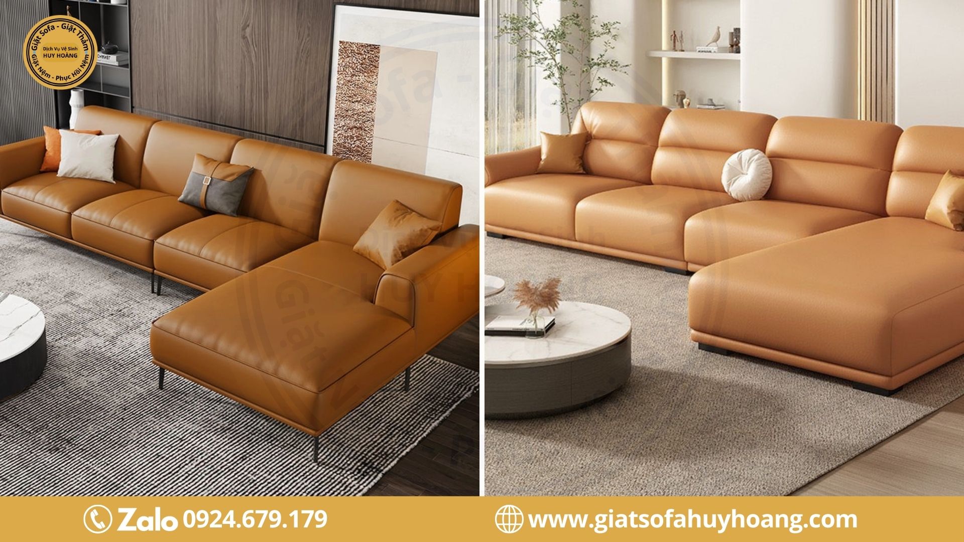Chọn ghế sofa phòng khách chất liệu da