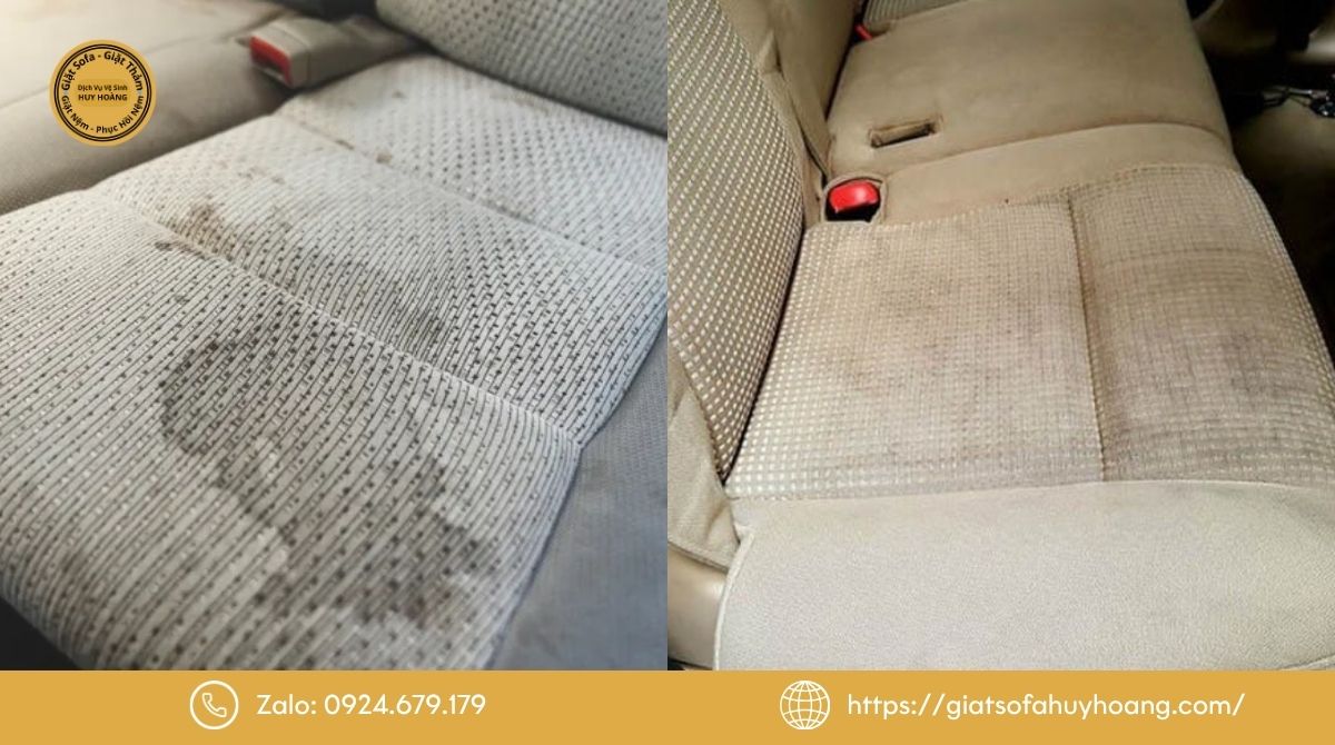 5 dấu hiệu ghế xe hơi cần được vệ sinh chuyên nghiệp