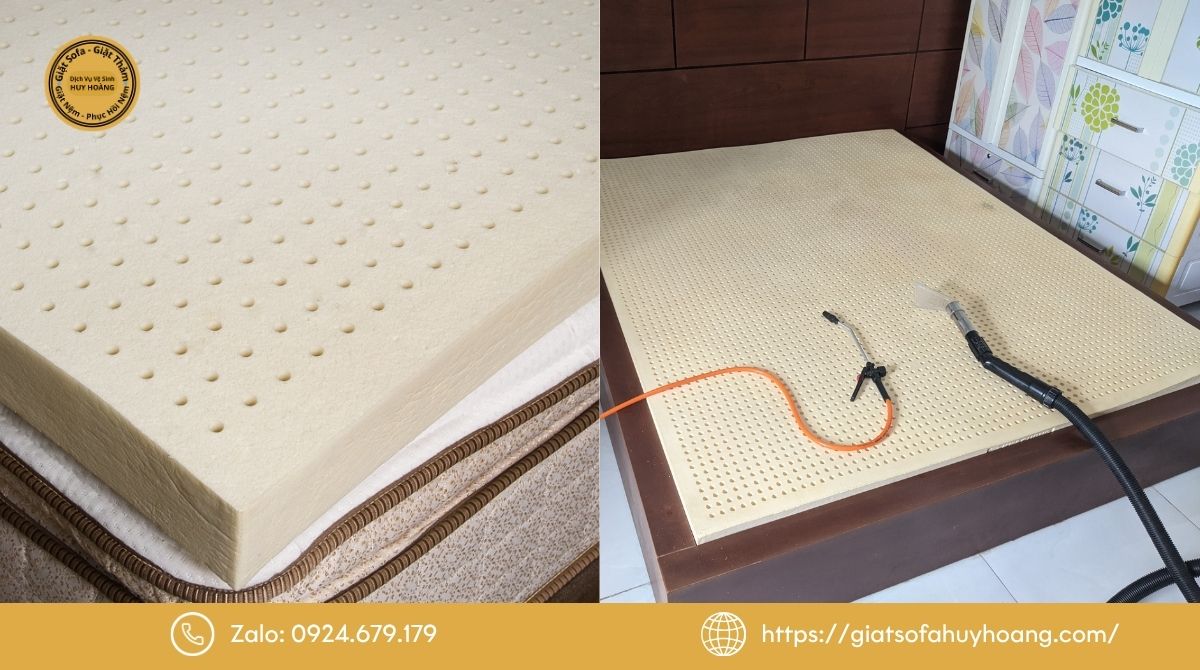 Các chất liệu nệm phổ biến và giải pháp vệ sinh