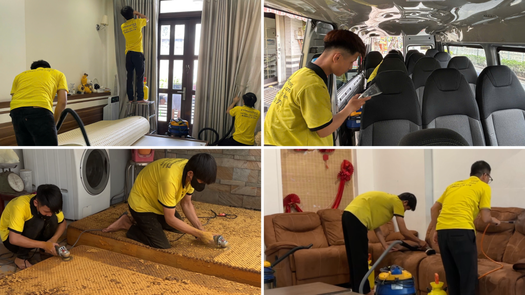 Giới thiệu Dịch vụ vệ sinh Huy Hoàng