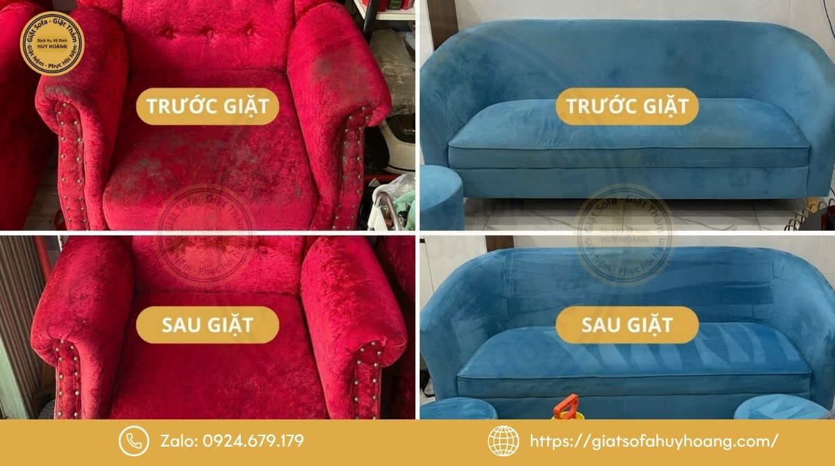 Ghế sofa nhung