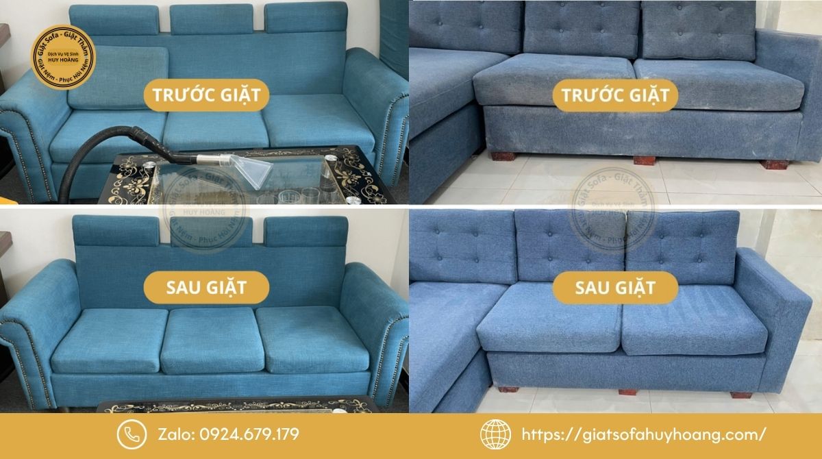 Ưu điểm khi lựa chọn dịch vụ giặt ghế sofa tại Huy Hoàng