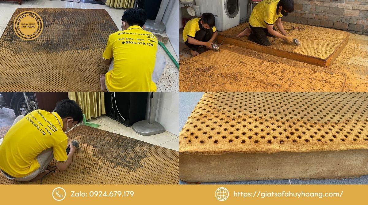 Bảo hành và cam kết của Vệ Sinh Huy Hoàng khi phục hồi nệm