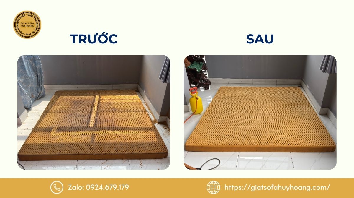 Hình ảnh phục hồi nệm thực tế
